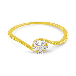 Buy 14 Karat Gold & Diamond Ring