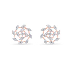 Buy 18 Karat Gold & Diamond Earrings
