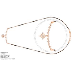 Buy 22 Karat Gold & Diamond Mangalsutra