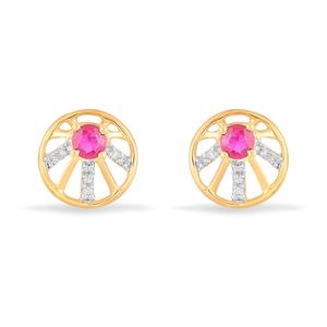 Buy 14 Karat Gold & Diamond Earrings