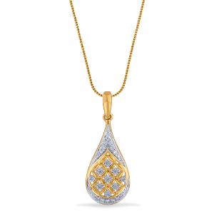 Buy 18 Karat Gold & Diamond Pendant