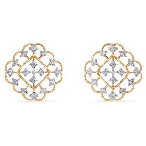 Buy 14 Karat Gold & Diamond Earrings
