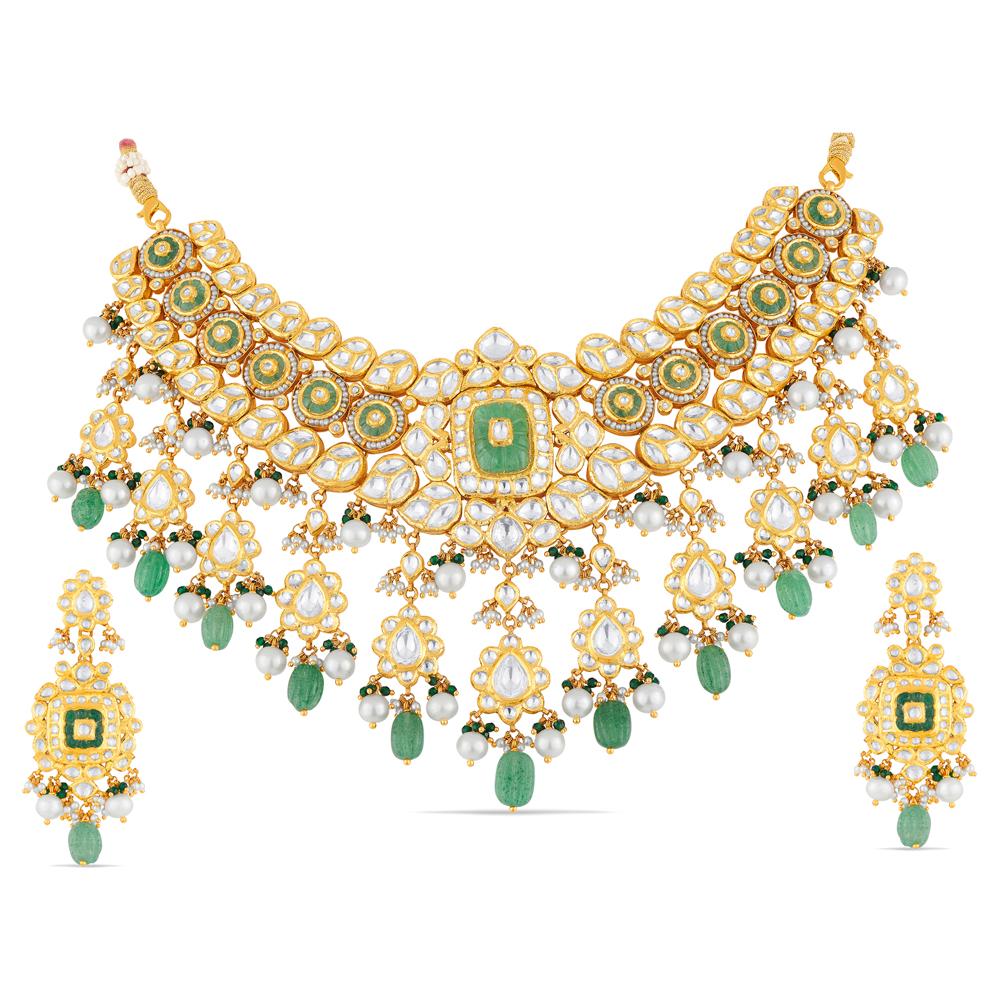 Buy 22 Karat Gold Necklace Set