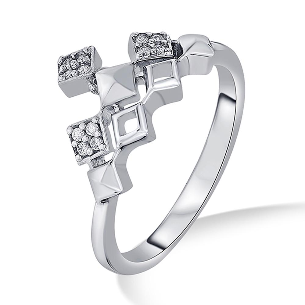 You & Me Silver Ring | Silver - Reliance Jewels