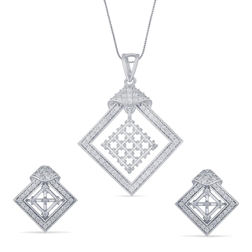 Buy Sterling Silver Filigree Pendant Set