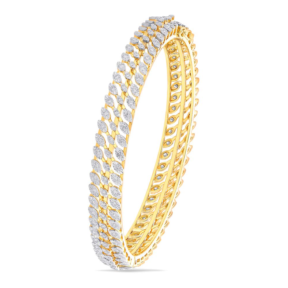 Buy 18 Karat Gold & Diamond Bangles