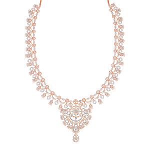 Buy 18 Karat Gold & Diamond Necklace