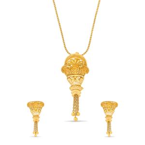 Buy 22 Karat Gold Pendant Set