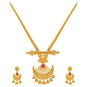 Buy 22 Karat Gold Necklace Set