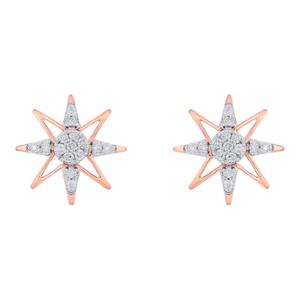 Buy 18 Karat Gold & Diamond Earrings