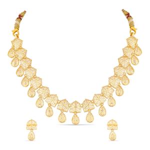 Buy 22 Karat Gold Necklace Set