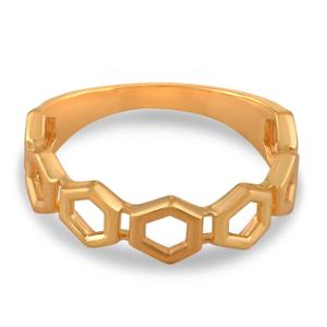 Buy 22 Karat Honeycomb Chic Gold Ring