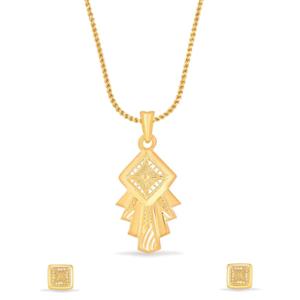 Buy 22 Karat Art Deco-Inspired Gold Set