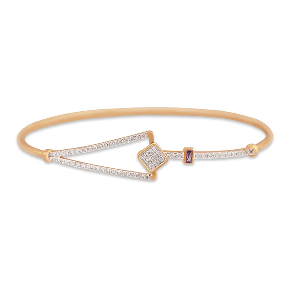 Buy 14 Karat Gold & Diamond Bracelet