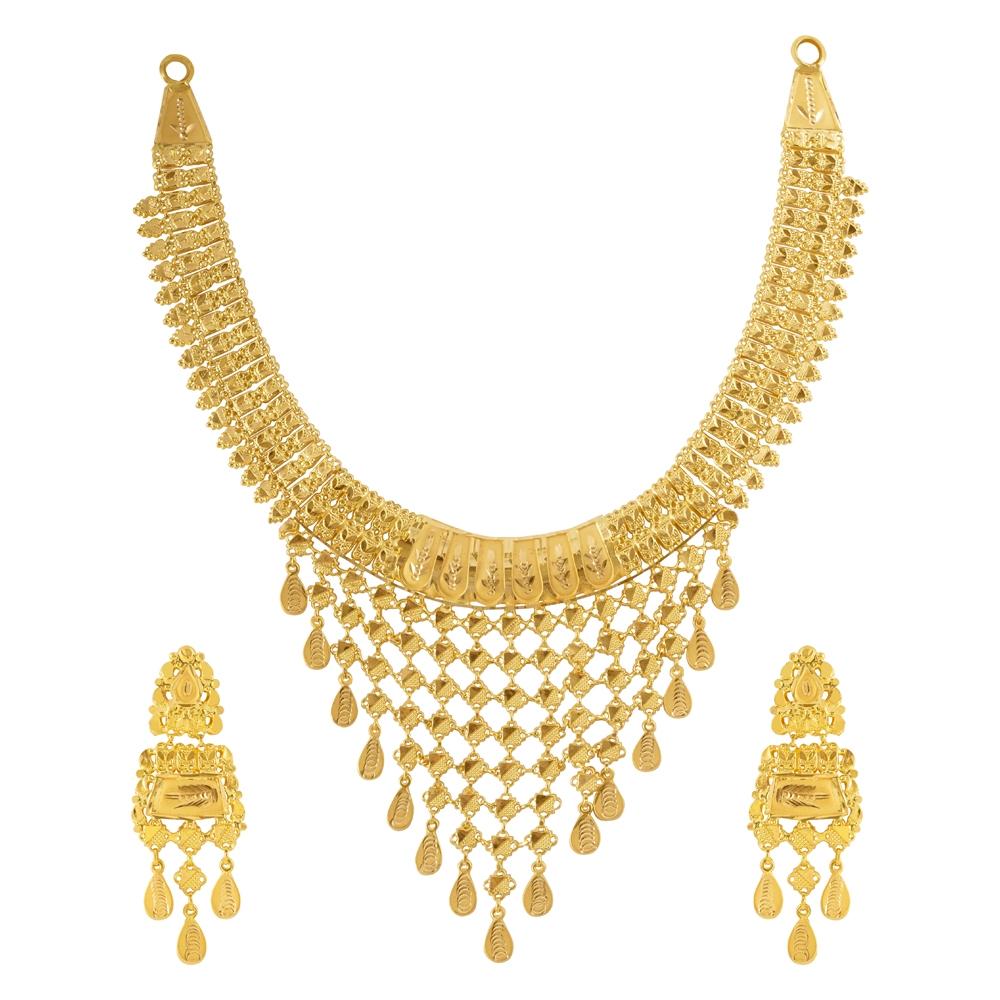 Buy 22 kt Gold Necklace Set
