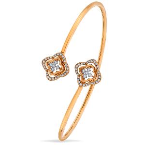 Buy 14 Karat Gold & Diamond Bracelet