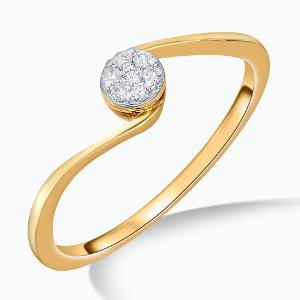 Buy 18 Karat Gold & Diamond Ring