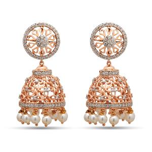 Buy 14 Karat Gold & Diamond Earrings