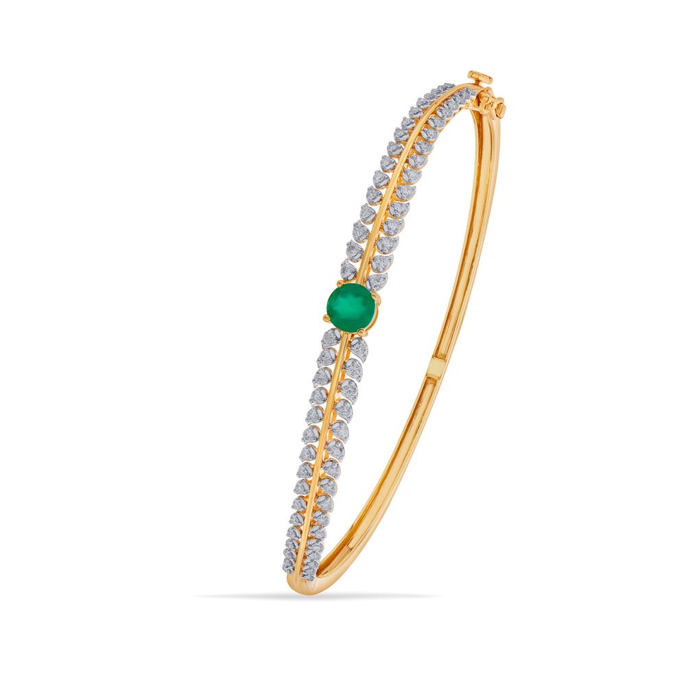 Buy 18 Karat Gold & Diamond Bracelet