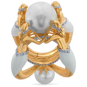 Buy 18 Karat Gold & Diamond Ring