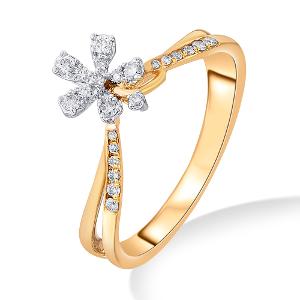 Buy 14 Karat Gold & Diamond Ring