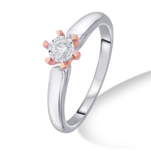 Buy 14 Karat Gold & Diamond Ring