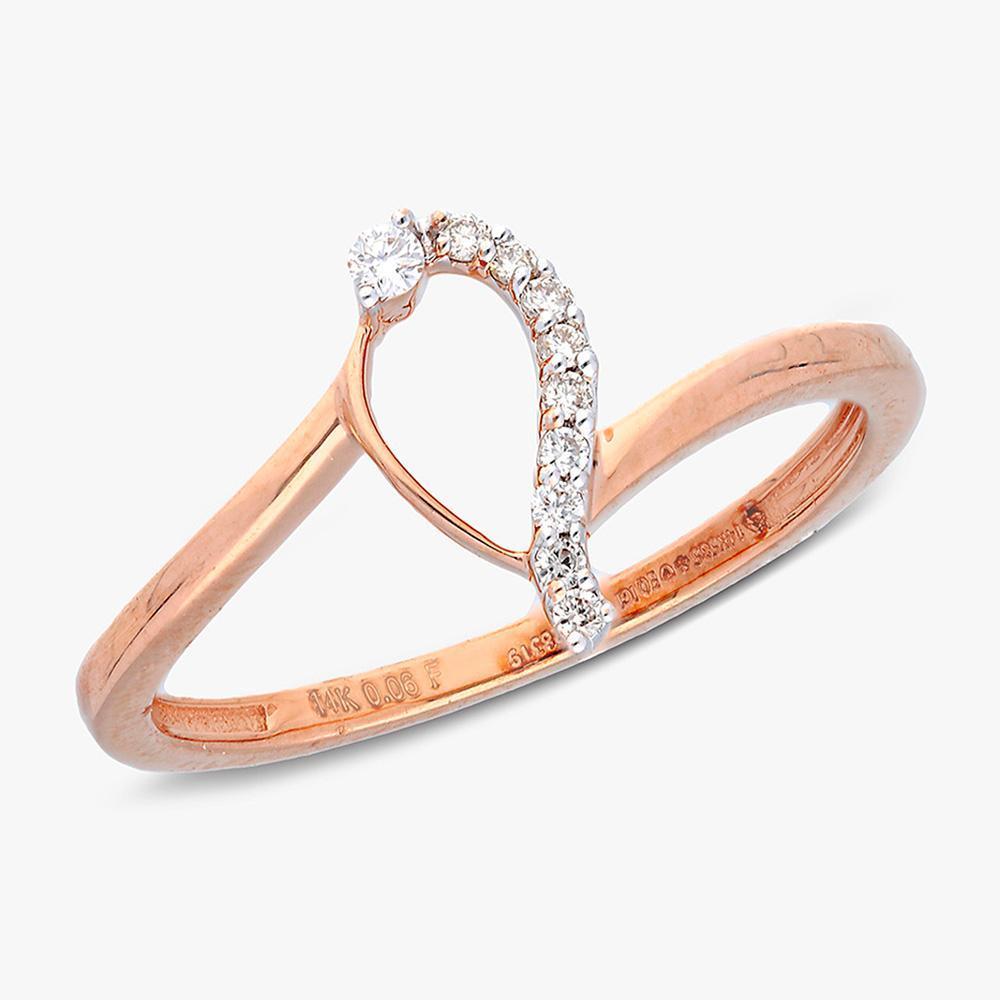 Buy 14 Kt Gold & Diamond Ring For Women