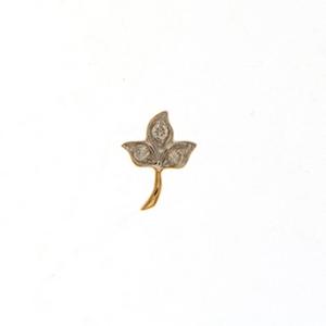 Buy 18 Karat Gold & Diamond Nose Pin