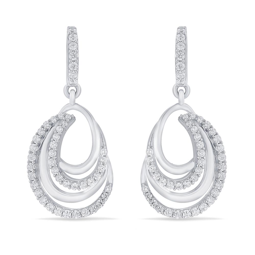 Buy 925 Purity Silver Earrings