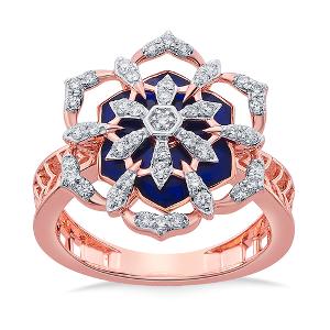Buy 14 Karat Gold & Diamond Ring