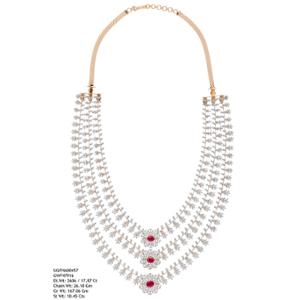 Buy 18 Karat Gold & Diamond Necklace