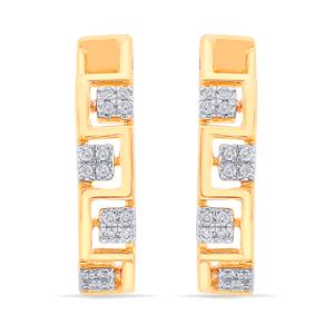 Buy 14 Karat Gold & Diamond Earrings
