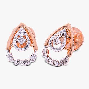 Buy 14 Karat Gold & Diamond Earrings