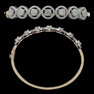 Buy 18 Karat Gold & Diamond Bracelet