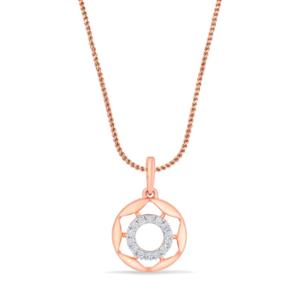 Buy Radiant Circle Diamond Pendant
