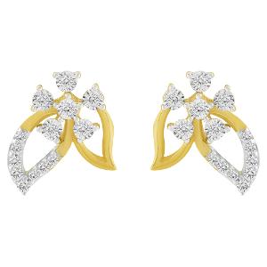 Buy 14 Karat Gold & Diamond Earrings