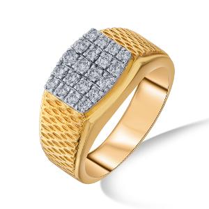 Buy 18 Karat Gold & Diamond Ring