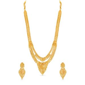 Buy 22 Karat Gold Necklace Set