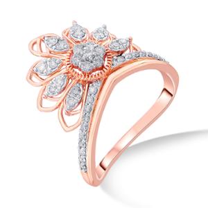 Buy 14 Karat Gold & Diamond Ring