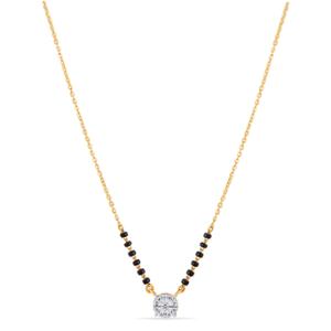 Buy 18 Karat Gold & Diamond Mangalsutra