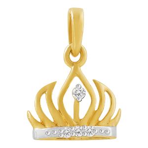 Buy 14 Karat Gold & Diamond Pendant