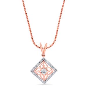 Buy 14 Karat Gold & Diamond Pendant