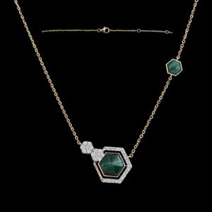 Buy 14 Karat Gold & Diamond Necklace