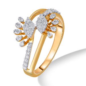 Buy 14 Karat Gold & Diamond Ring