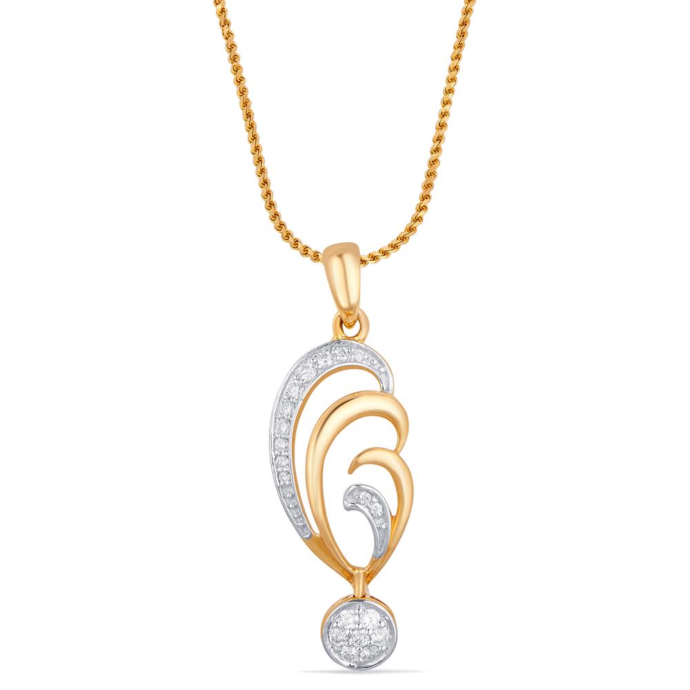 Buy 18 Karat Gold & Diamond Pendant