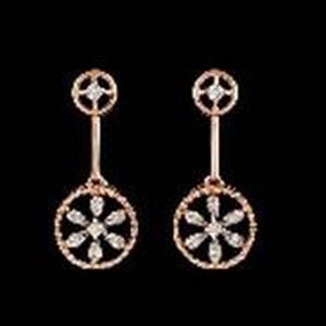 Buy 14 Karat Gold & Diamond Earrings