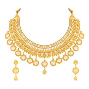Buy 22 Karat Gold Necklace Set