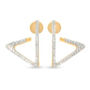 Buy 14 Karat Gold & Diamond Earrings