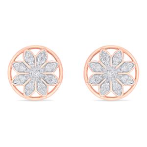 Buy 14 Karat Gold & Diamond Earrings