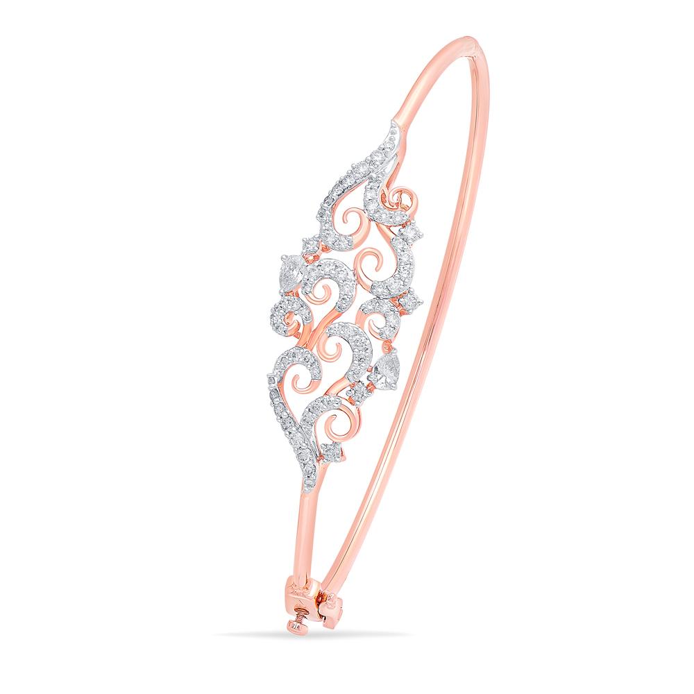 Buy 14 Karat Gold & Diamond Bracelet